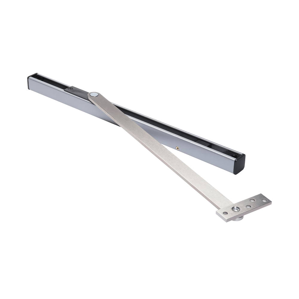 NORTON DOOR CONTROLS Rixson Concealed Heavy Duty Hold Open Satin Stainless Steel