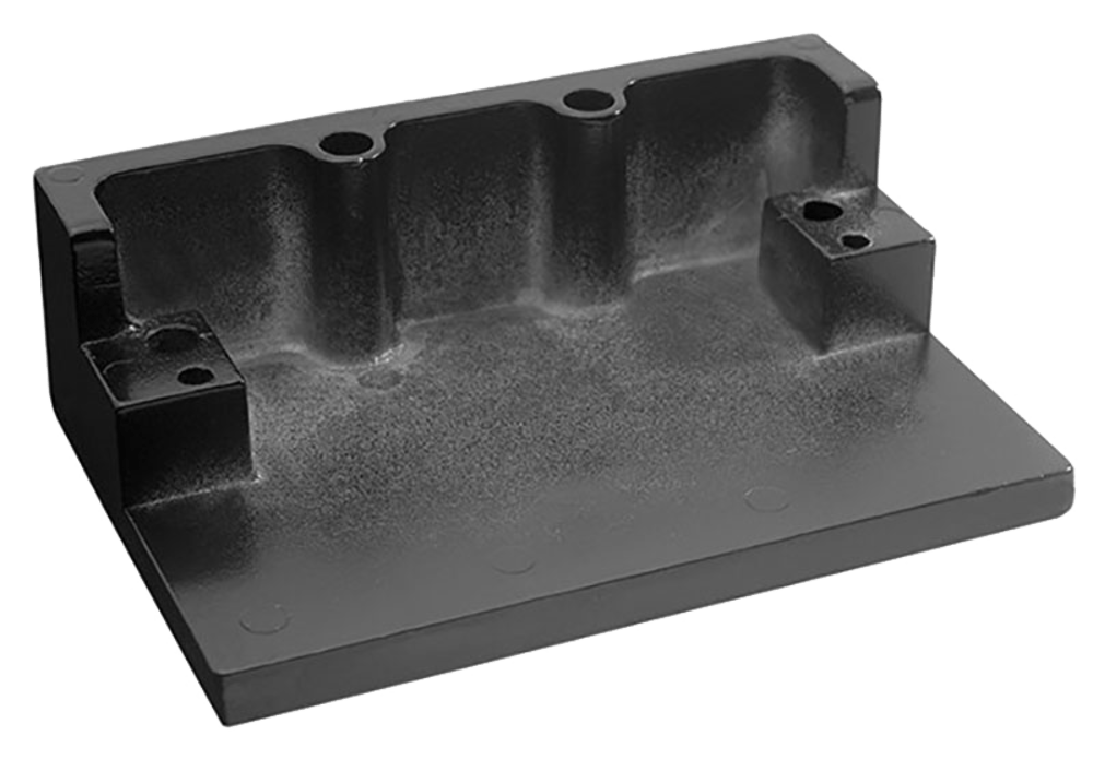 ROCKWOOD MANUFACTURING Mounting Brackets for Soffit Applied Hardware, Black Prime Coat