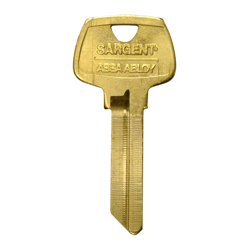 Sargent 6-Pin HA Keyblank - Nickel Silver Construction for Commercial Security
