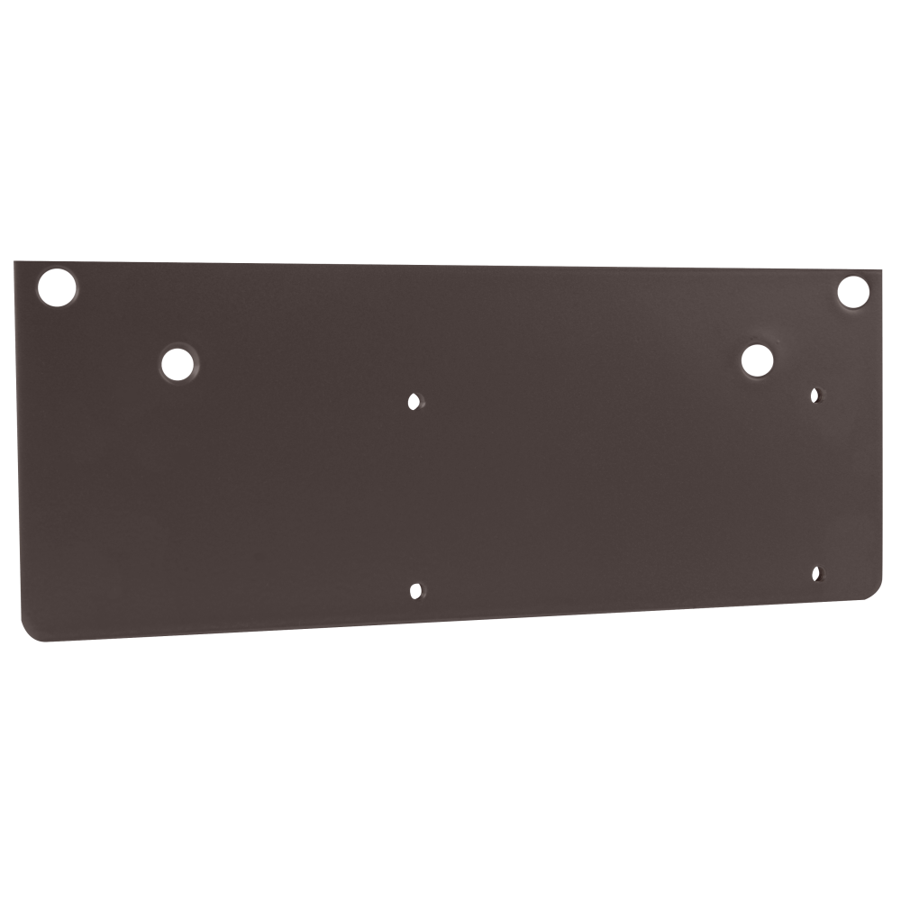 LCN 4110 Series Surface Mounted Heavy Duty Drop Plate, Dark Bronze Finish