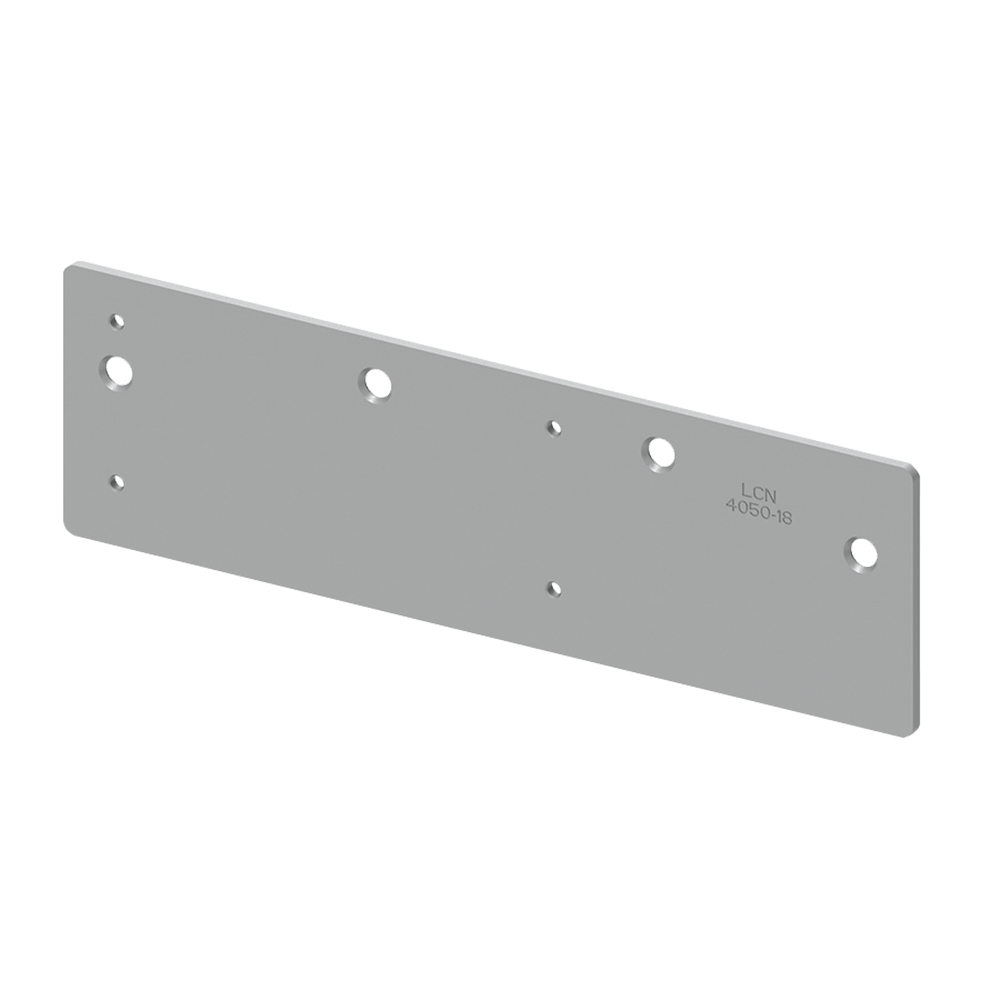 LCN 4050 Series Aluminum Painted Finish Drop Plate for Commercial Applications