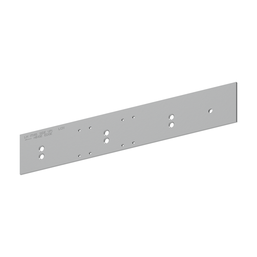 LCN 4820 Series Pneumatic Operators Narrow Top Rail or Flush Ceiling Aluminum Drop Plate