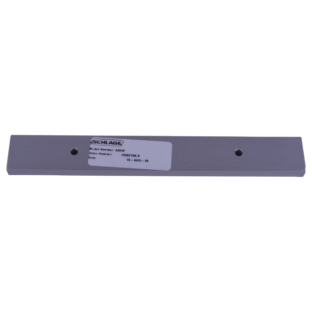 Schlage Electronics 450 Series Filler Plate 1-1/4 In x 3/8 In for Commercial Electromagnetic Lock Mounting