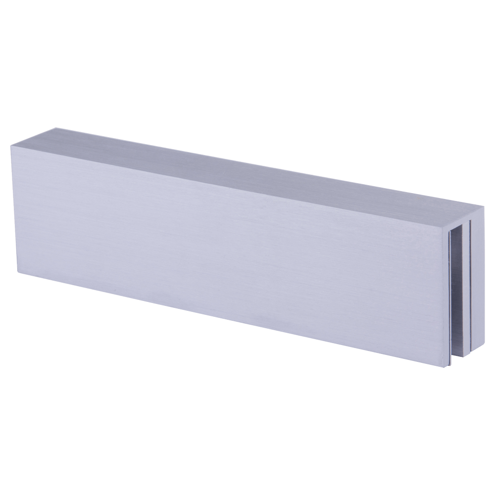 Schlage Electronics Herculite Door Bracket Kit, 490 Series, Satin Aluminum Clear Anodized