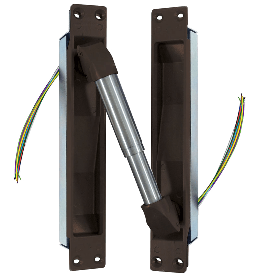SECURITY DOOR CONTROLS PTM Heavy Duty Electric Power Transfer Device, Two Conductor at 5 Amp, 12/24VAC/DC, Dark Bronze