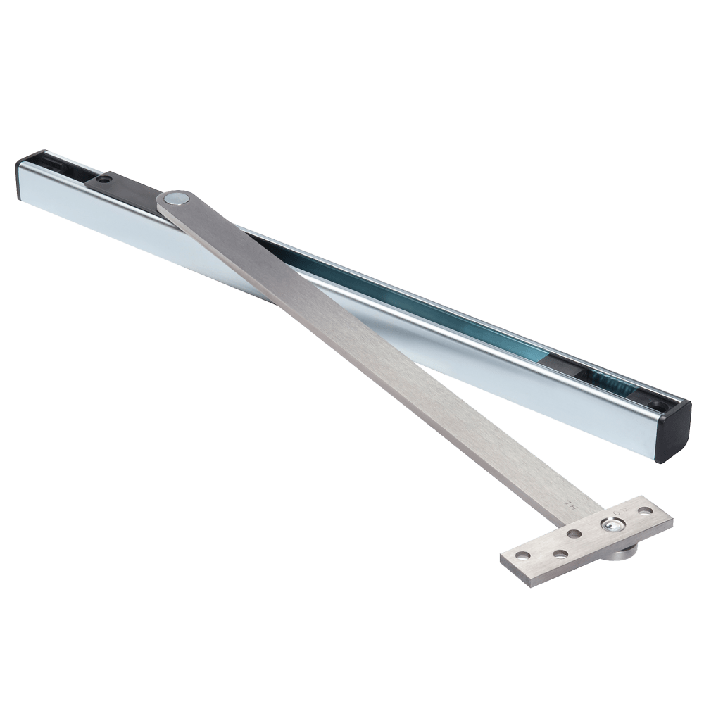 Norton Door Controls Rixson Concealed Heavy Duty Stop Satin Stainless Steel