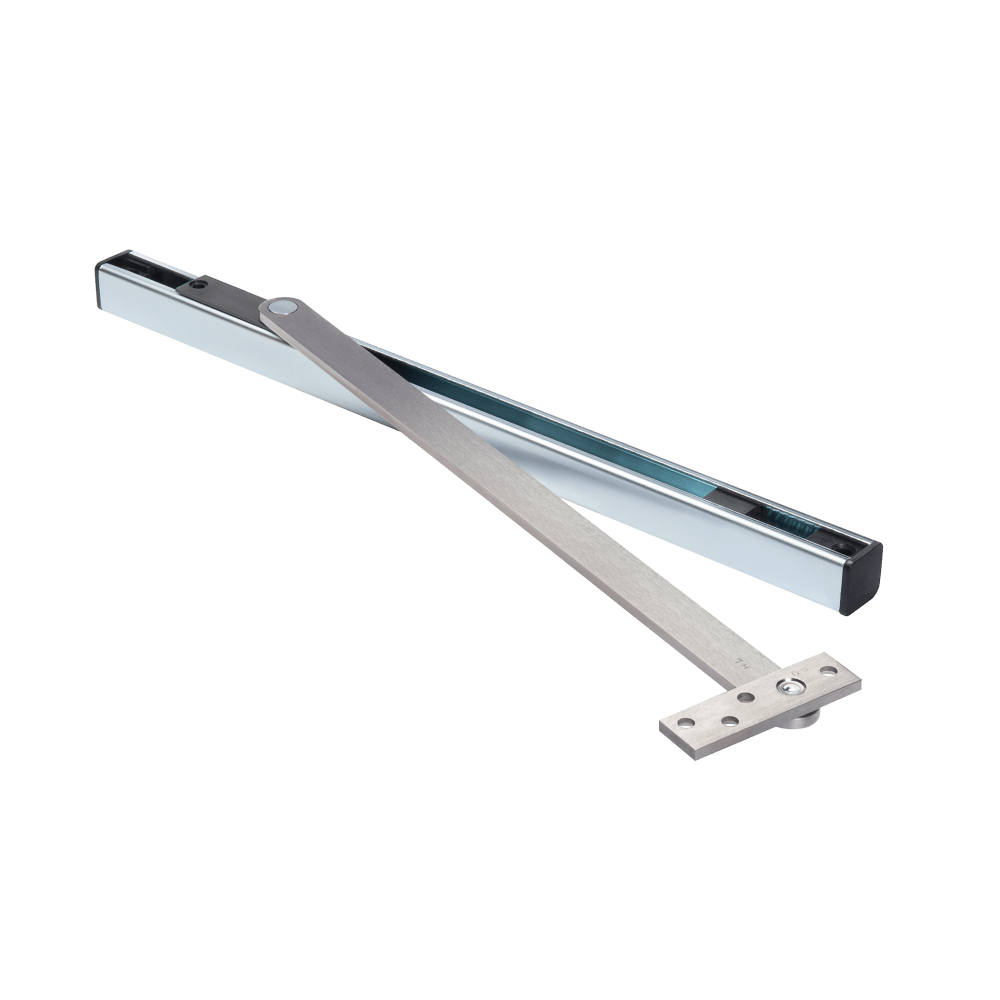 Norton Door Controls Rixson Checkmate Concealed Heavy Duty Stop, Satin Chromium Plated