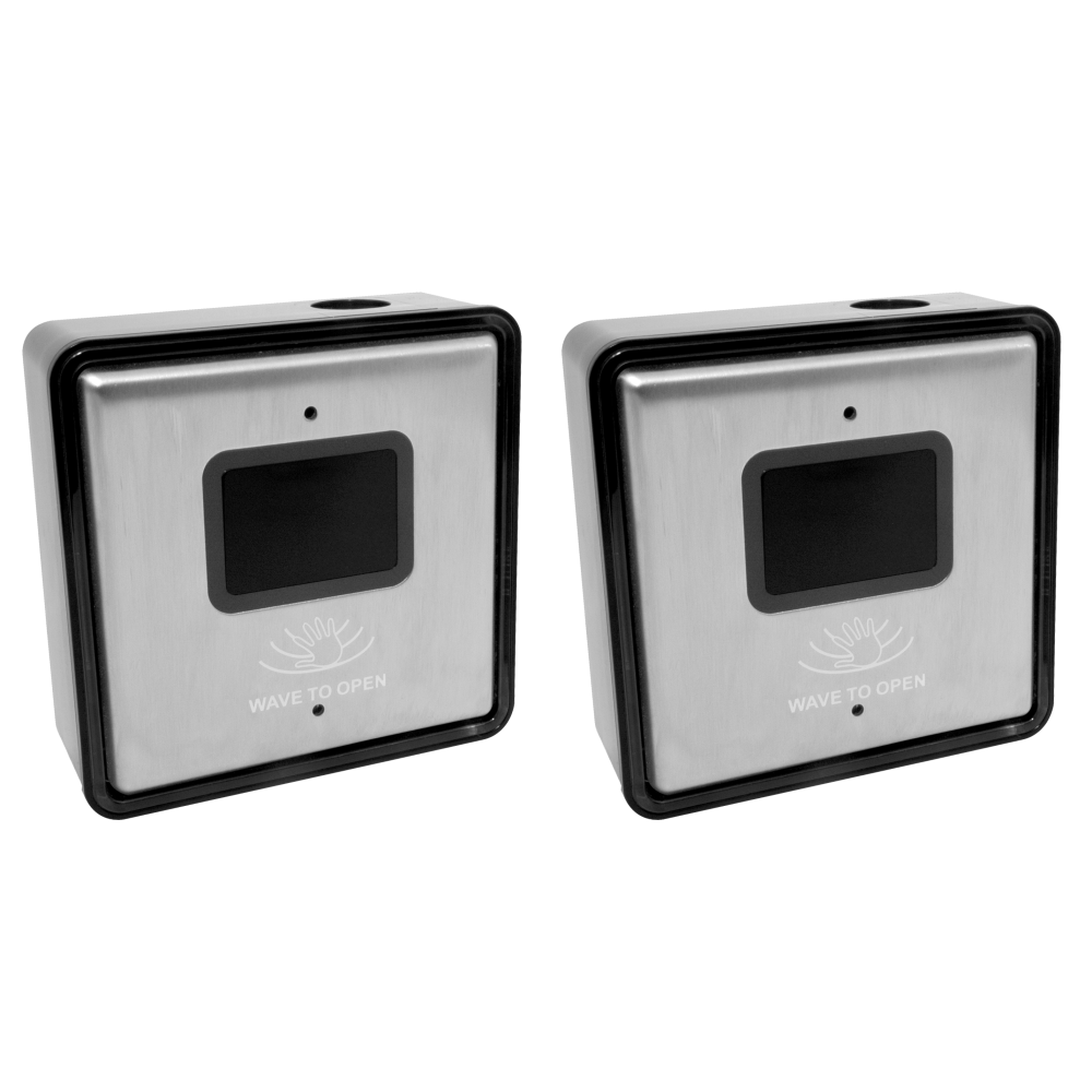 DORMAKABA RCI 912 Series Wireless Touchless Actuator Kit - Stainless Steel