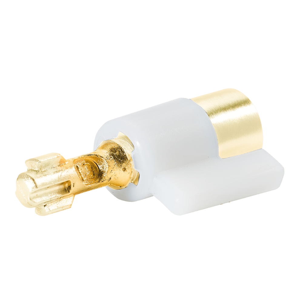 Schlage ALX40 Exterior Coin Turn, Grade 2, Bright Brass Finish