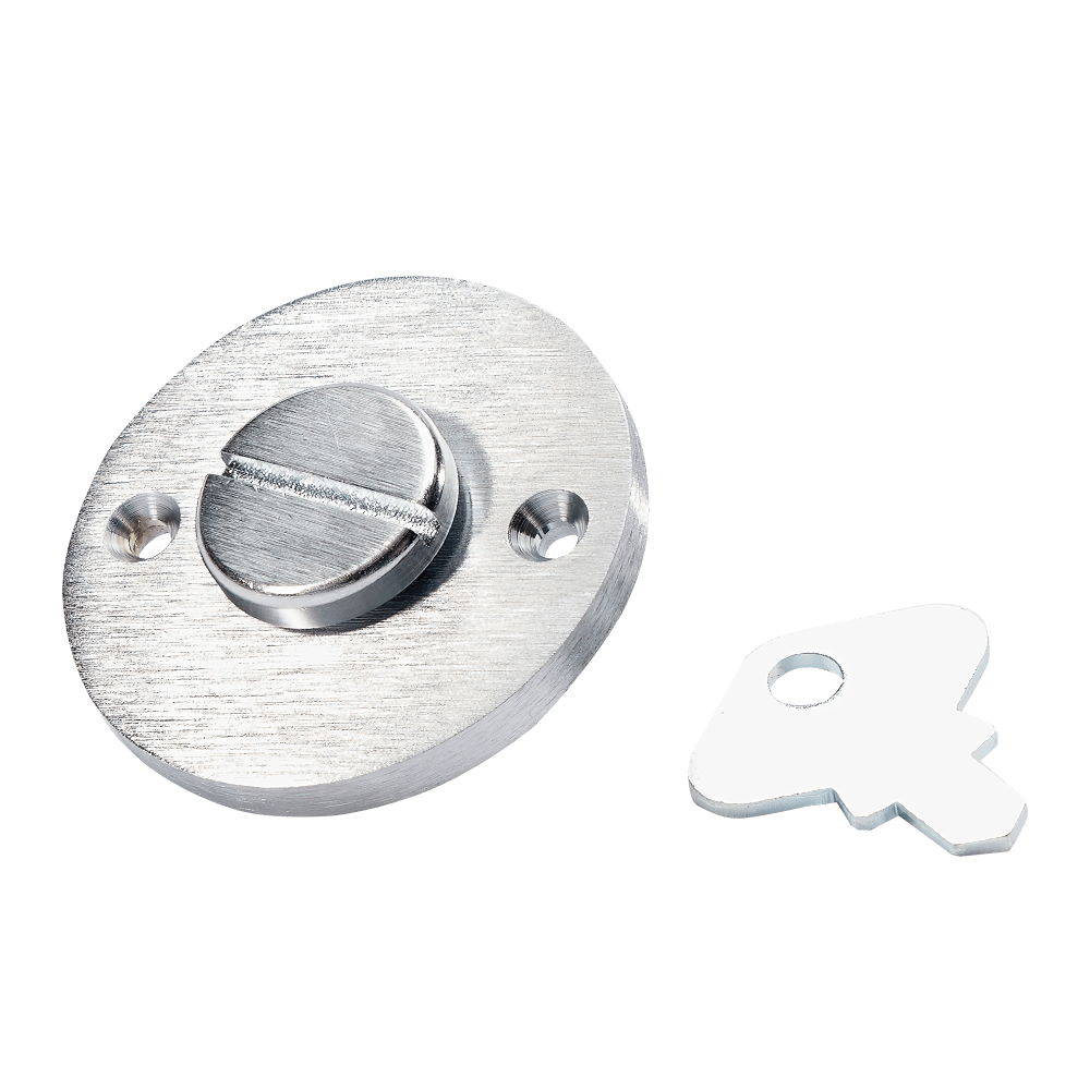 Schlage Coin Turn Lock for L Series, Satin Chrome Finish, Commercial Grade