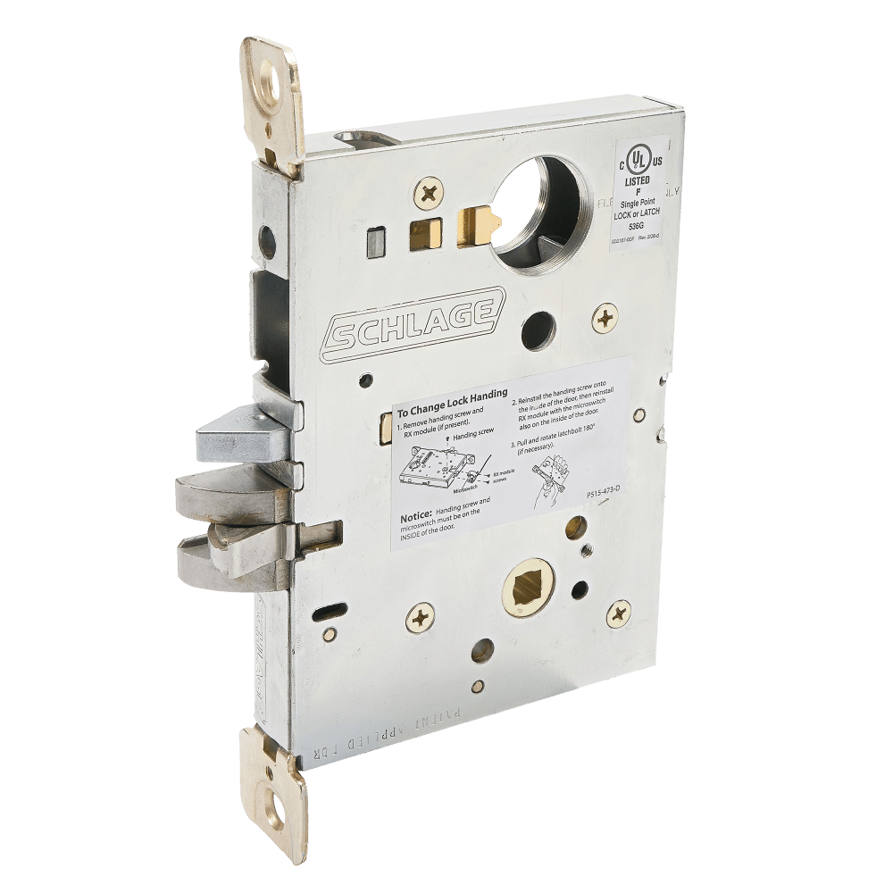 Schlage L9082 Compatible Lock Case - Field Reversible, Grade 1 Fire-Rated (3 Hours)