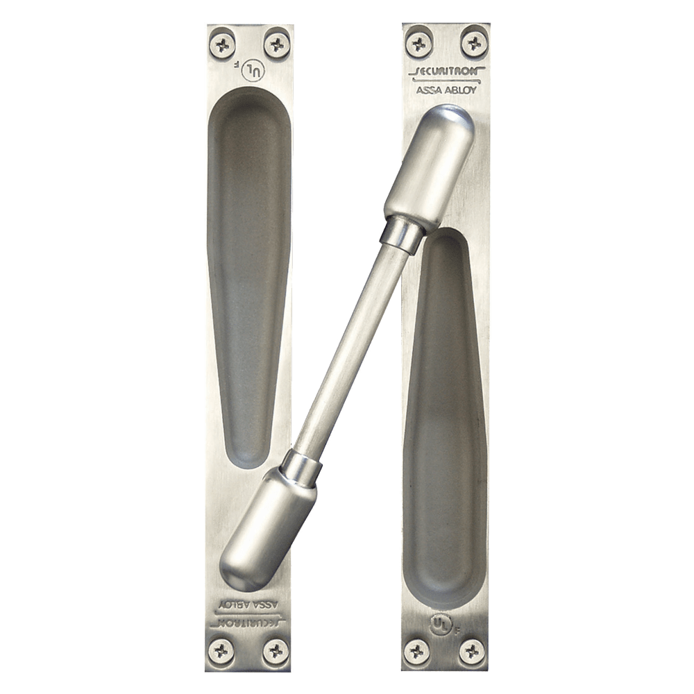 HANCHETT ENTRY SYSTEMS SECURITRON Power Transfer, No Wires, Satin Stainless Steel Finish