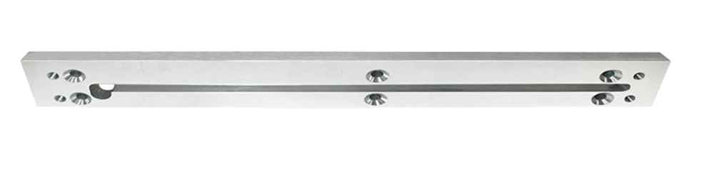 SECURITY DOOR CONTROLS Aluminum Spacer Bracket and Concrete Filled Frame Plate, for 1512, 1572, 1/2