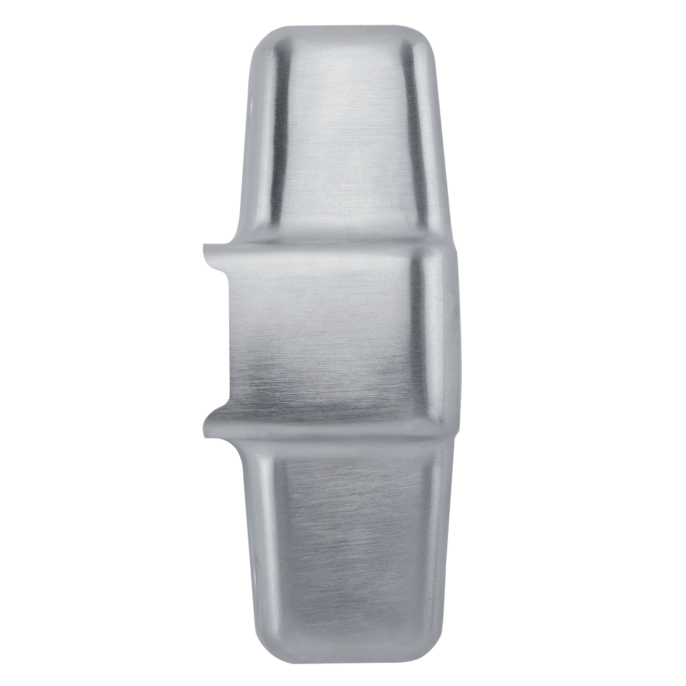 VON DUPRIN INC 98/9947/47/49/75/75-F Center Case Cover Kit, Satin Aluminum Clear Anodized Finish