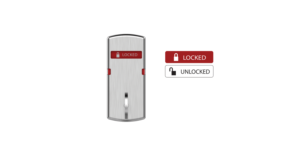 Indicateur D'occupation Schlage L283-413-626 Pour Serrure à Mortaise - Finition Chrome Satiné