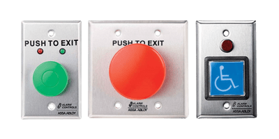 Alarm Controls Push Buttons