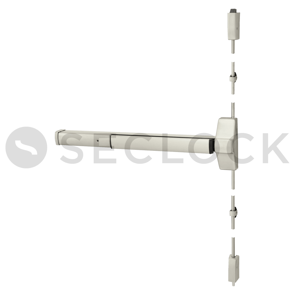 ED5470 619 Corbin Russwin Surface Vertical Rod Exit Devices SECLOCK