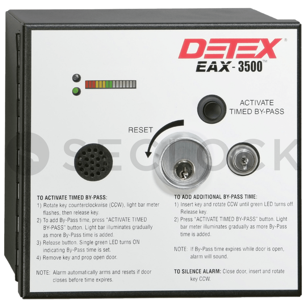 EAX-3500 Detex Exit Device Parts