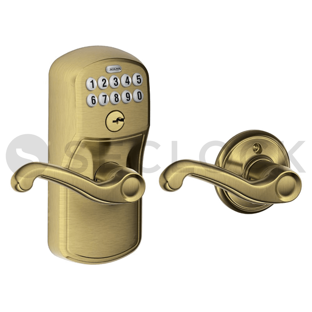 FE575 PLY609FLA Schlage Residential Cylindrical Locks with Keypad