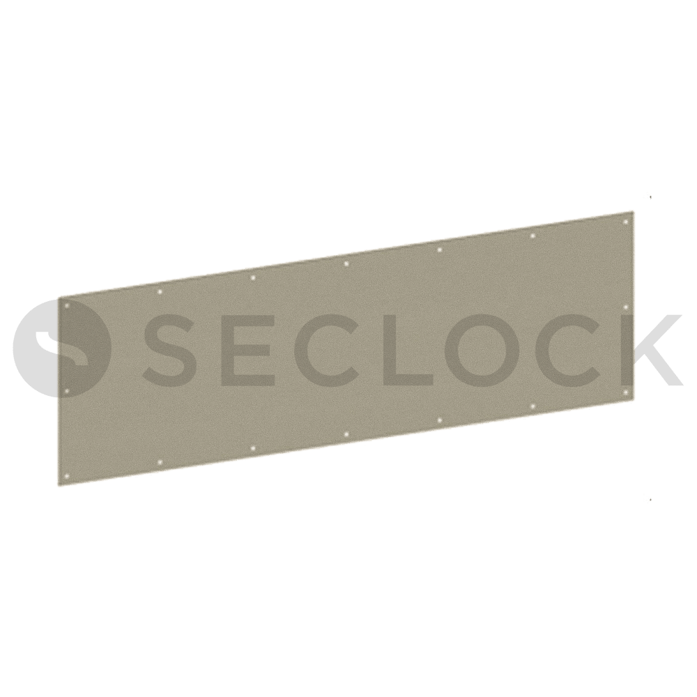 190S 12X40 US32D Hager Kick Plates SECLOCK