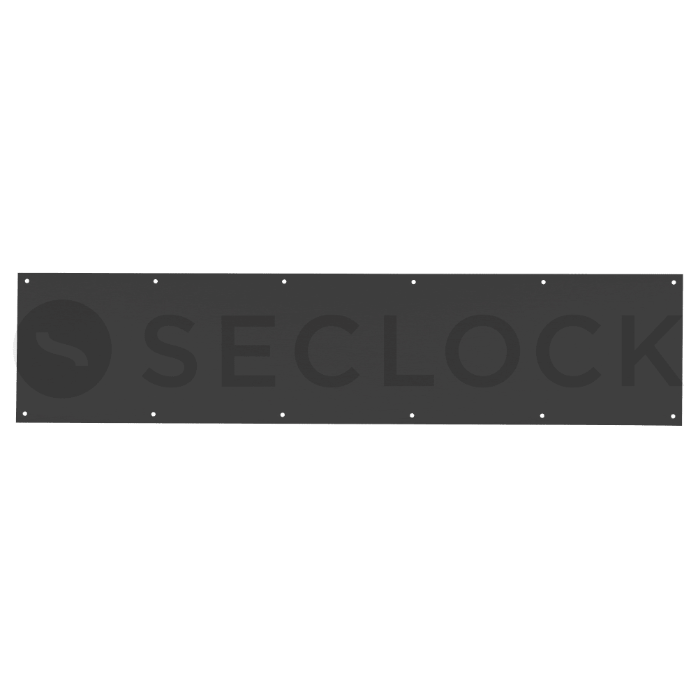 8400 BLK 10X40 BCS Ives Kick Plates SECLOCK