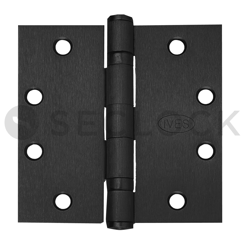 5BB1HW 4.5X4.5 F-BLK TW8 CON - Ives Electrified Hinges | SECLOCK