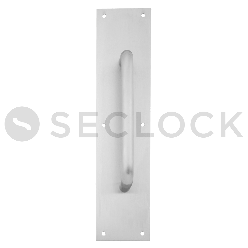 83028 US26DAM 4x16 Ives Door Pulls, Push and Pull Plates SECLOCK