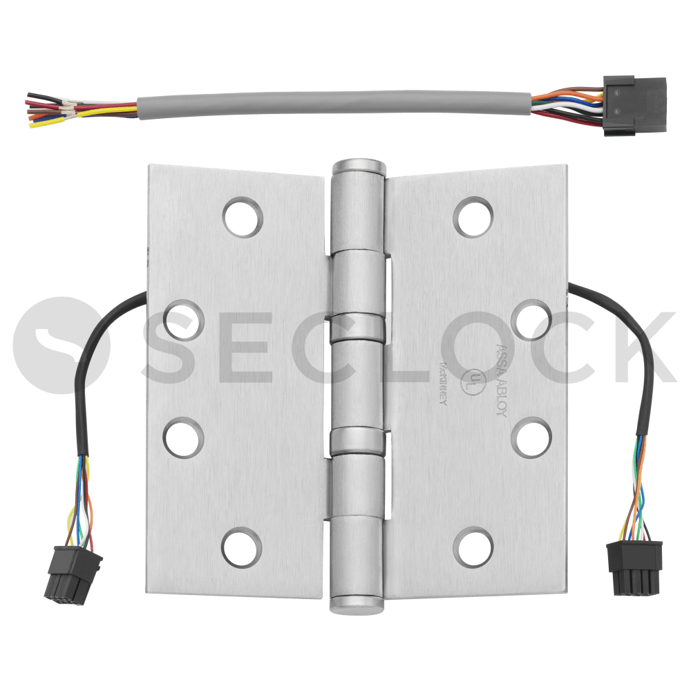 TA2714 5X5 26D QC8 McKinney Electrified Hinges SECLOCK