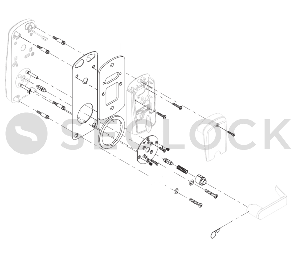 23599384214 Schlage Electronics Electrical Accessories SECLOCK