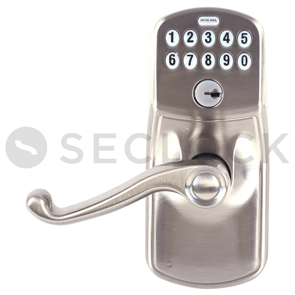 FE595 PLY619FLA Schlage Residential Cylindrical Locks with Keypad Trim SECLOCK